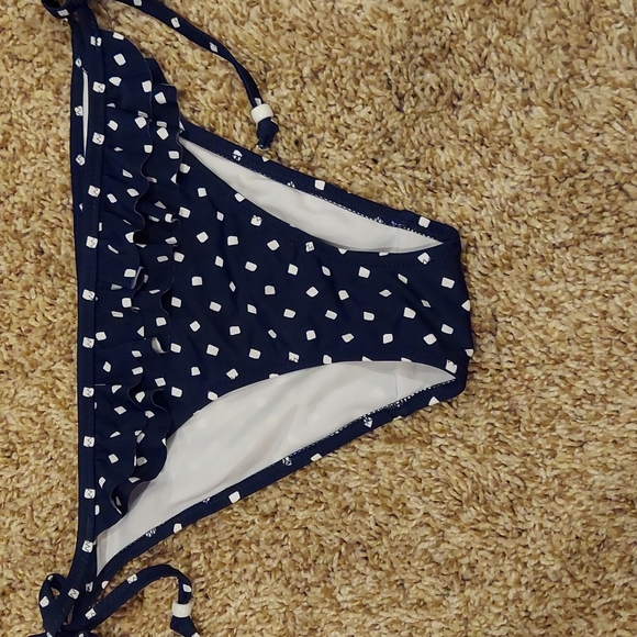 Christin Michaels navy and white polka dot bikini - Picture 4 of 5